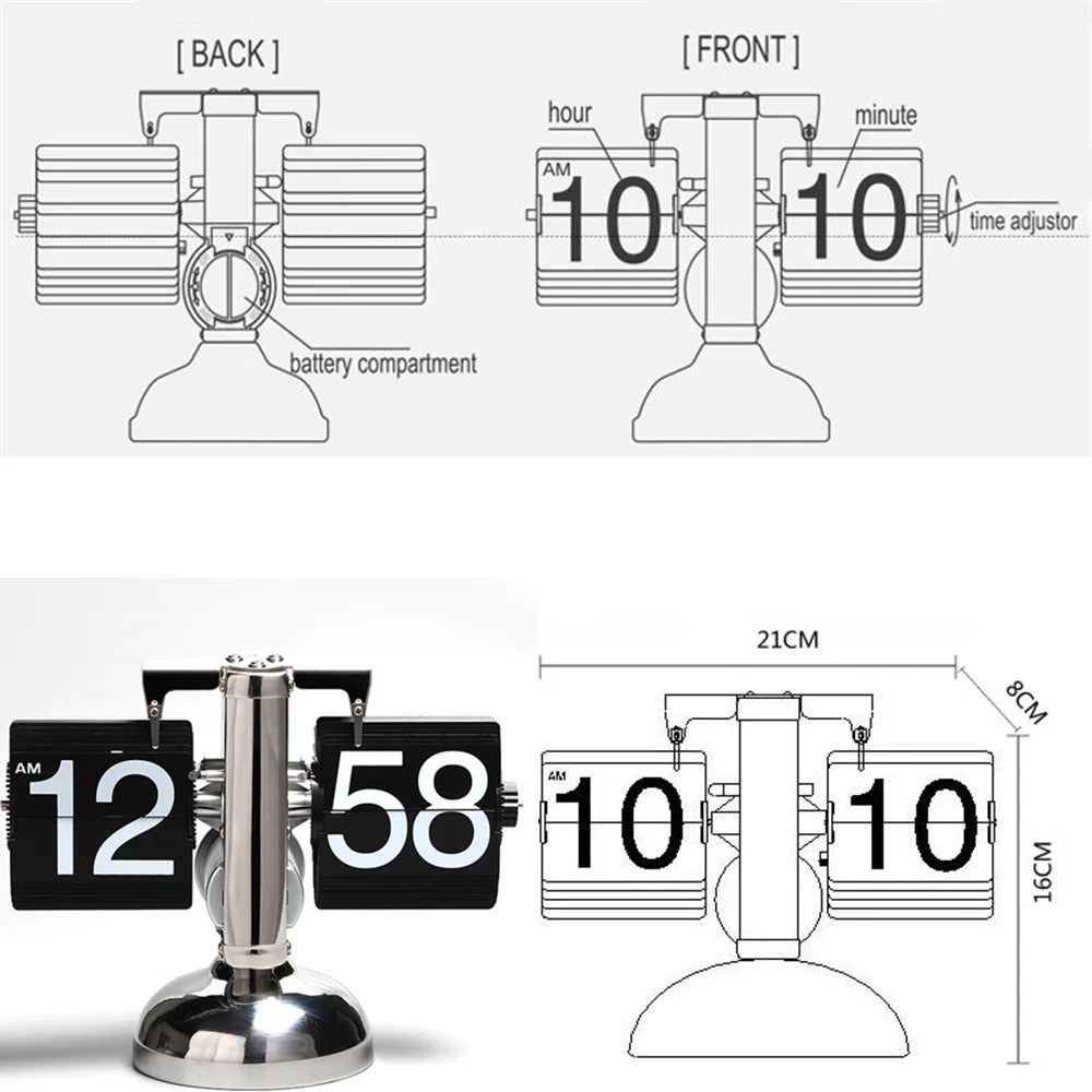 Retro Flip Clock – A Timeless Icon for Your Home