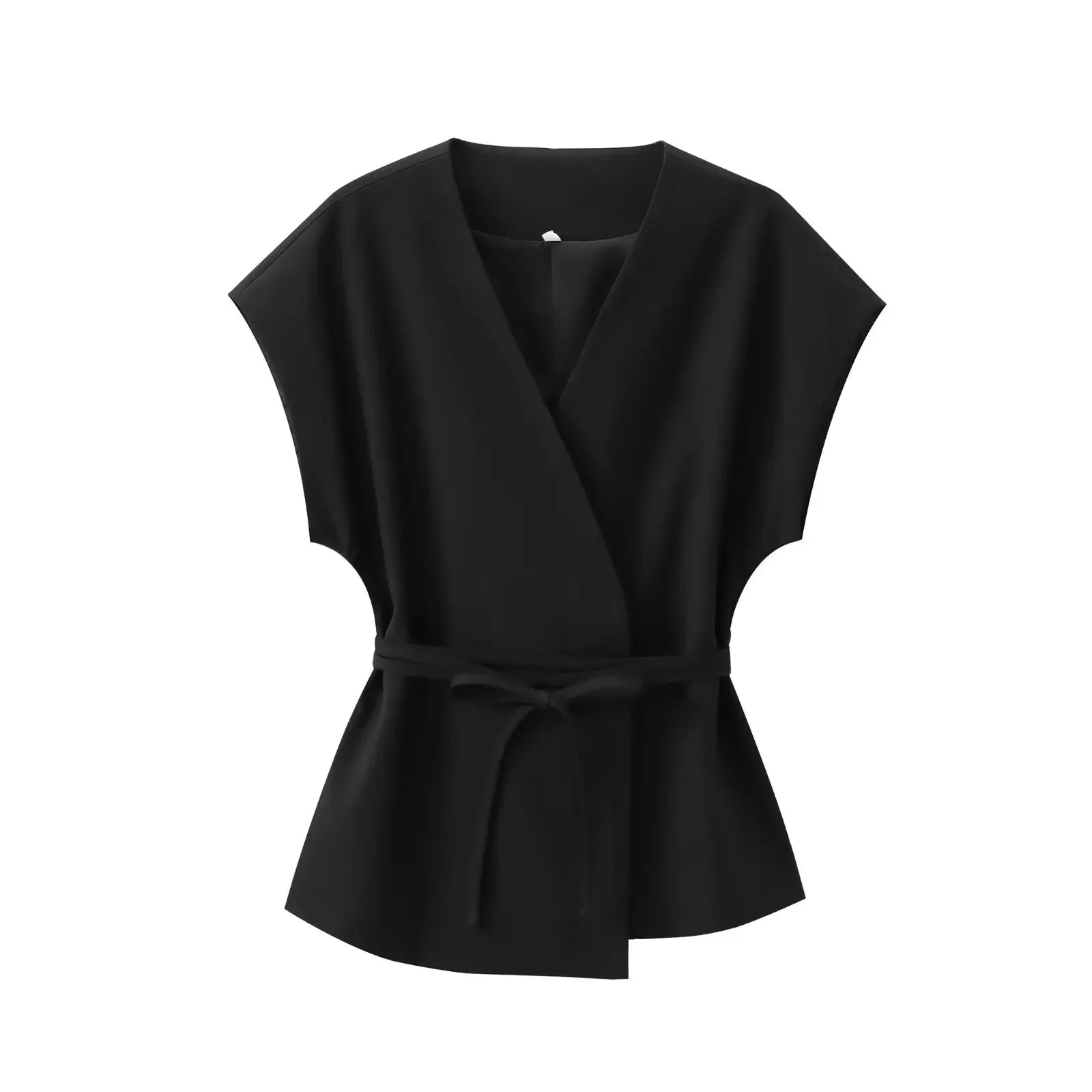 Trouser Suits Sleeveless V-Neck