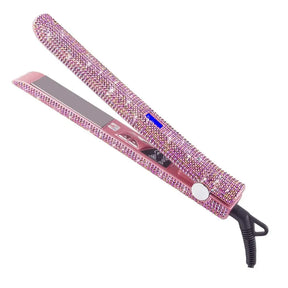 Hair Straightener Curler Bling Diamond - Zanyaa