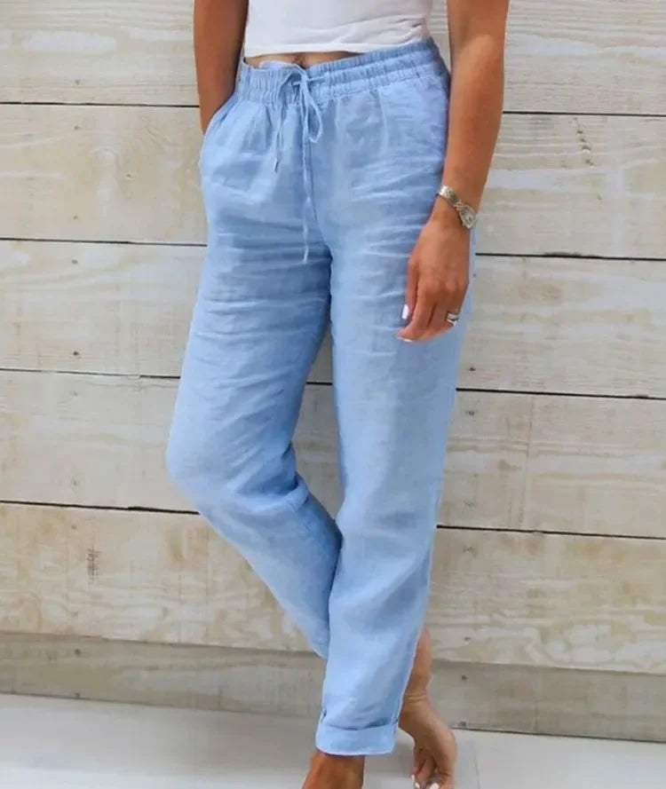 Cotton Linen Summer Pants - summer 2025