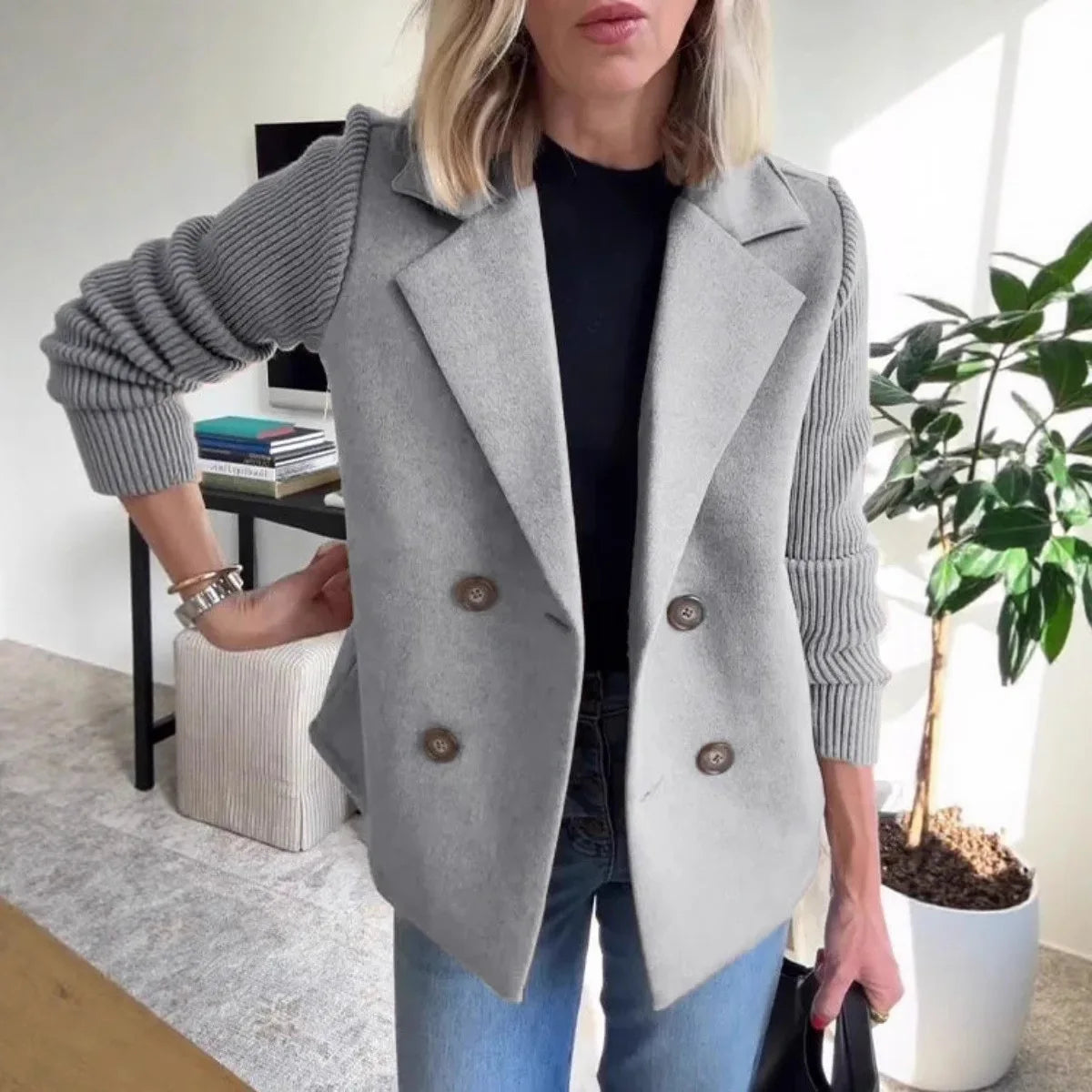Velin Sweater Blazer elegance