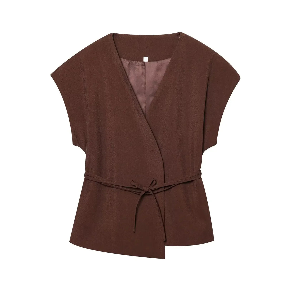 Trouser Suits Sleeveless V-Neck