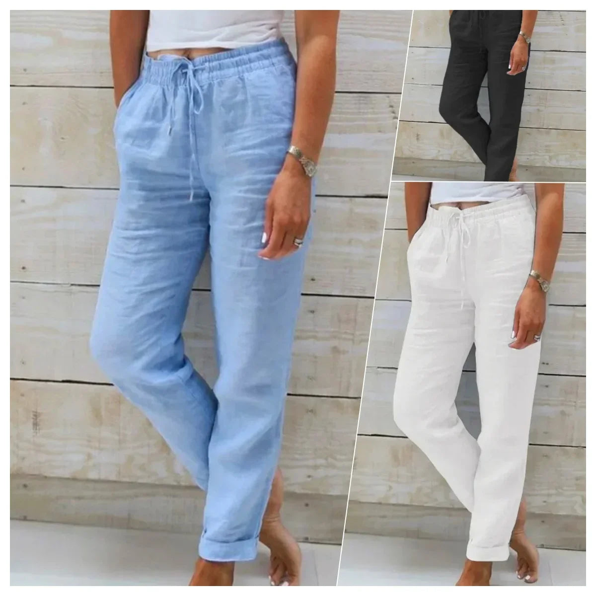 Cotton Linen Summer Pants - summer 2025