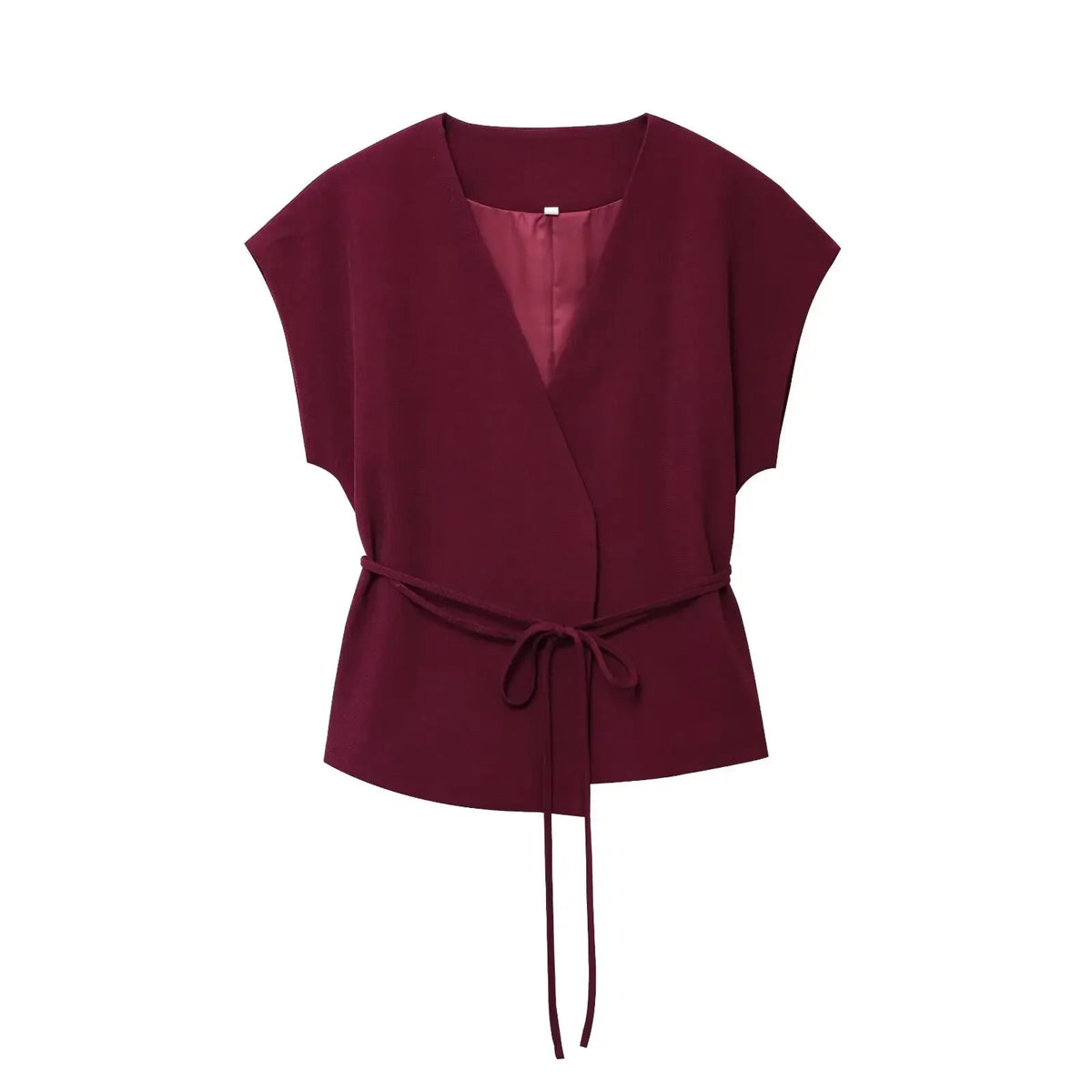 Trouser Suits Sleeveless V-Neck