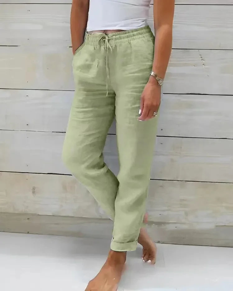 Cotton Linen Summer Pants - summer 2025